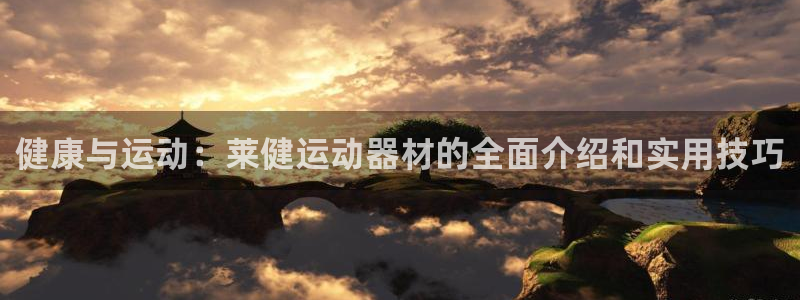 征途国际神州：健康与运动：莱健运动器材的全面介绍和实用技巧